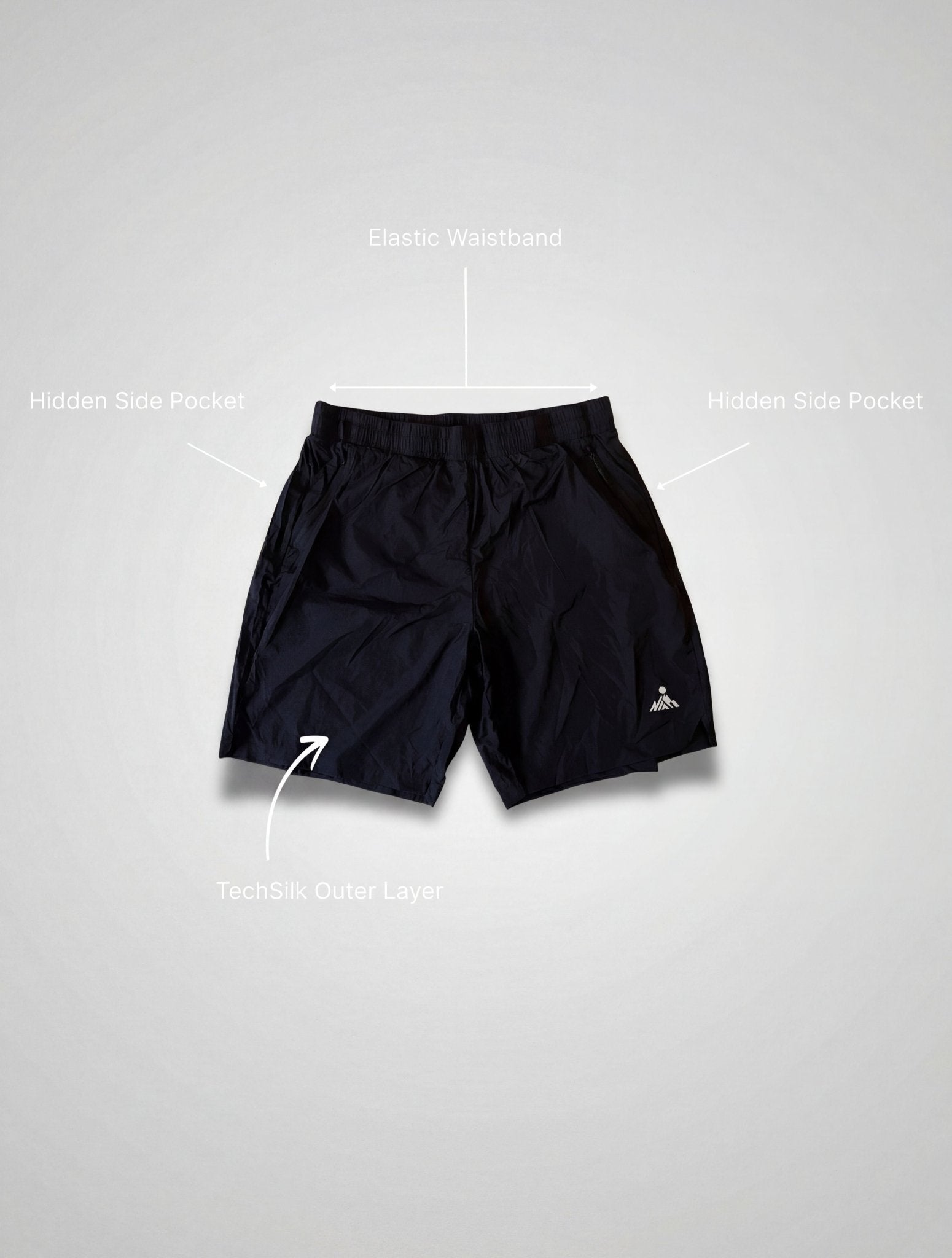 TechSilk 2 in 1 Shorts - Manaslu ClothingNoirS